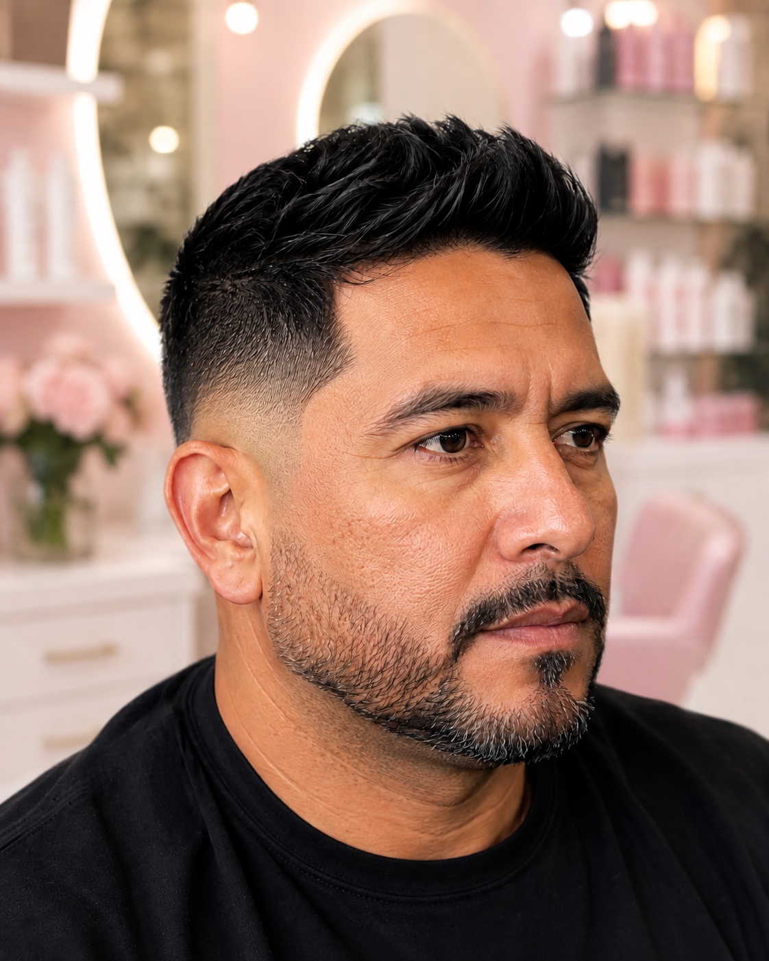 Recorte de cabello para hombre con degradado