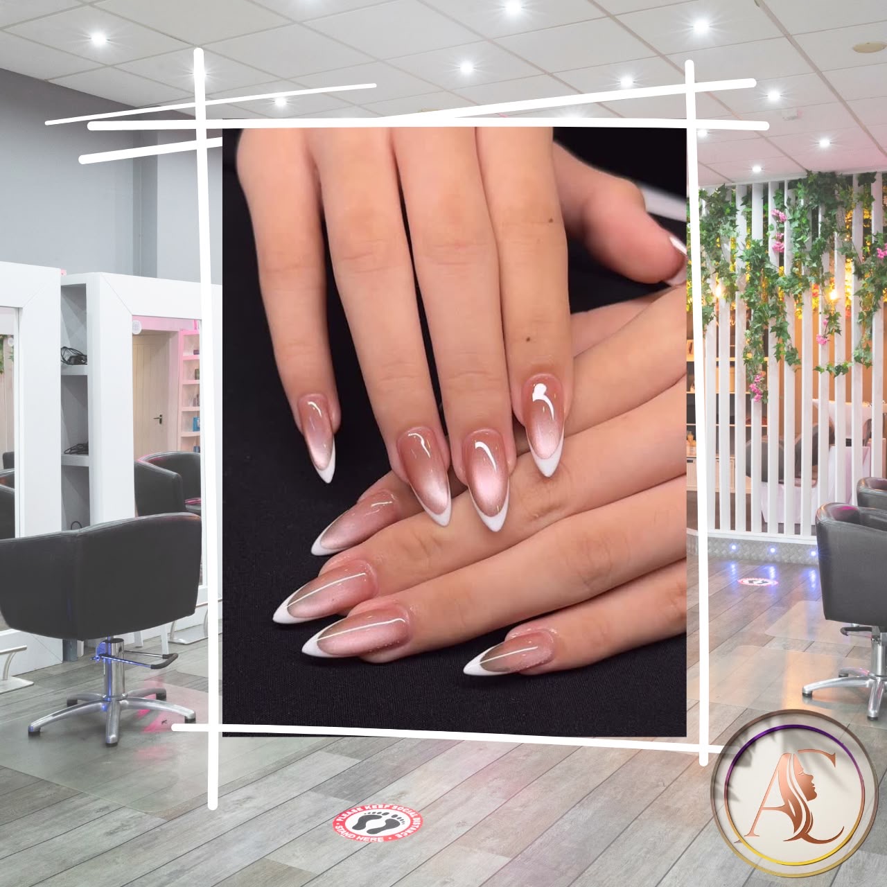 Manicure spa con diseño