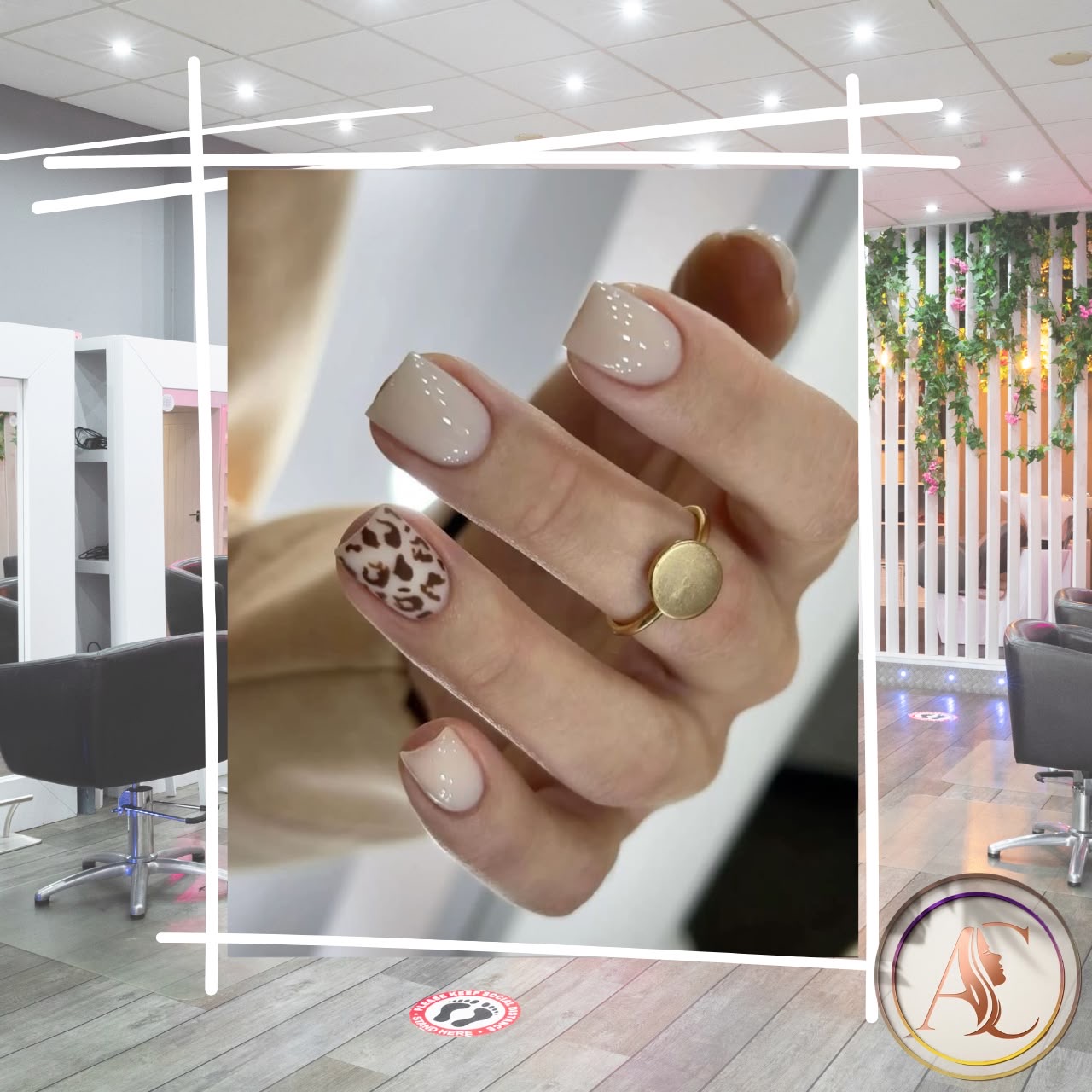 Uñas pintadas manicure spa